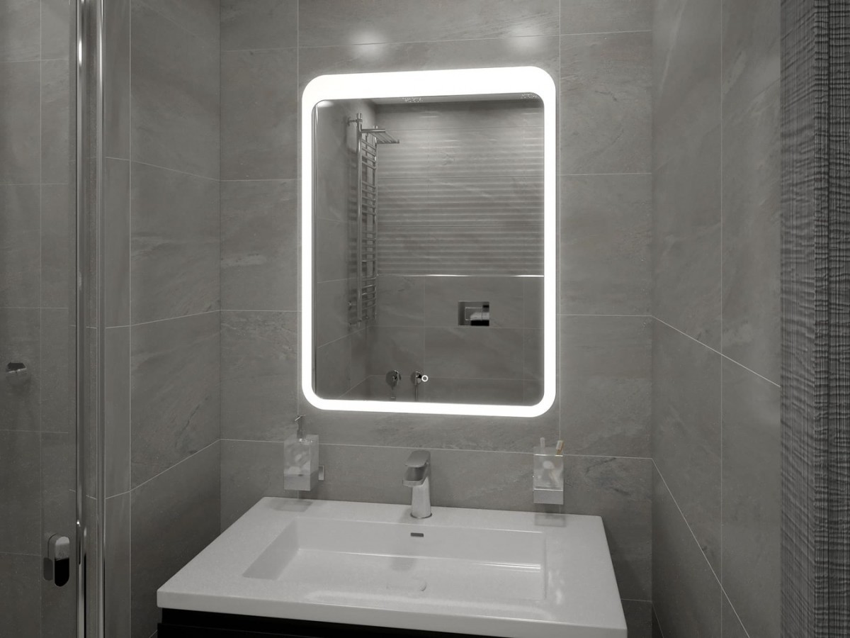 Зеркало Континент Lacio LED 50x70