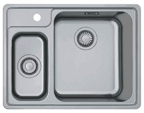 Мойка кухонная Franke ВСX 260 TL 62,5x48 со стоп-вентилем, нержавеющая сталь
