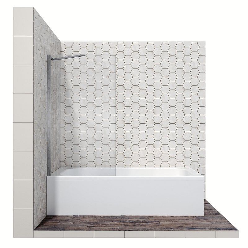 Стеклянная душевая шторка для ванны Ambassador Bath Screens 16041101