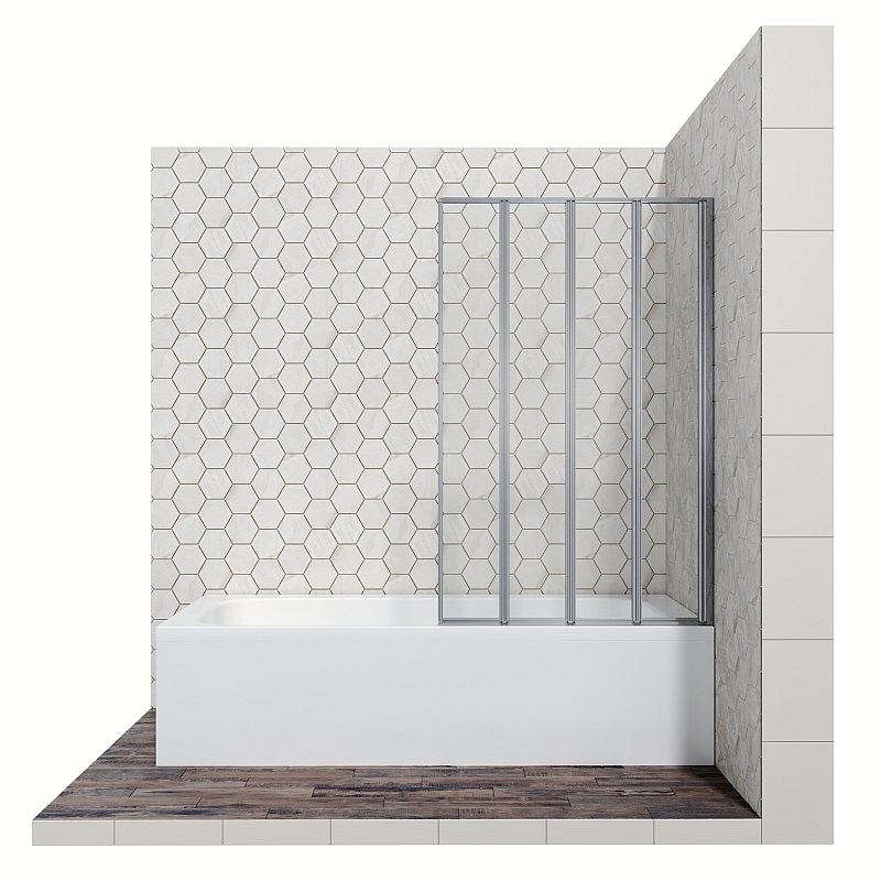 Стеклянная душевая шторка для ванны Ambassador Bath Screens 16041110R
