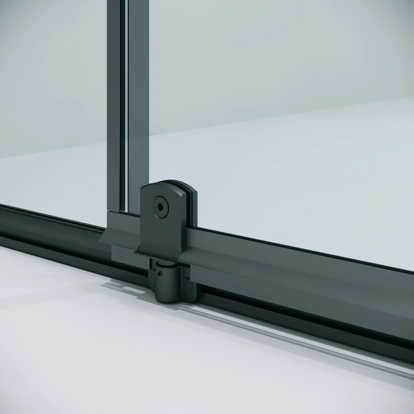 Душевая дверь Niagara Nova NG-35-12AGR 120x195 стекла прозрачные, профиль графит Душевая дверь Niagara Nova NG-35-12AGR 120x195 стекла прозрачные, профиль графит