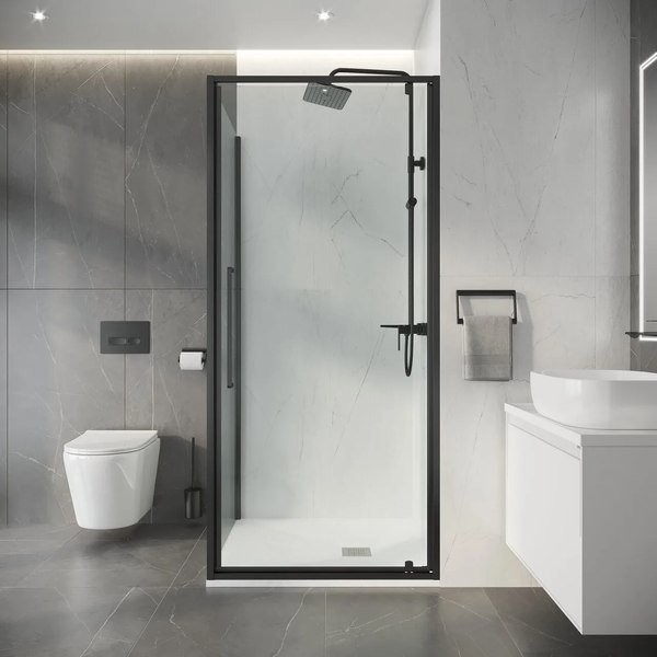 Душевой уголок Niagara Nova NG-35-11AGR-A80GR-34 110x80 стекла прозрачные, профиль графит Душевой уголок Niagara Nova NG-35-11AGR-A80GR-34 110x80 стекла прозрачные, профиль графит