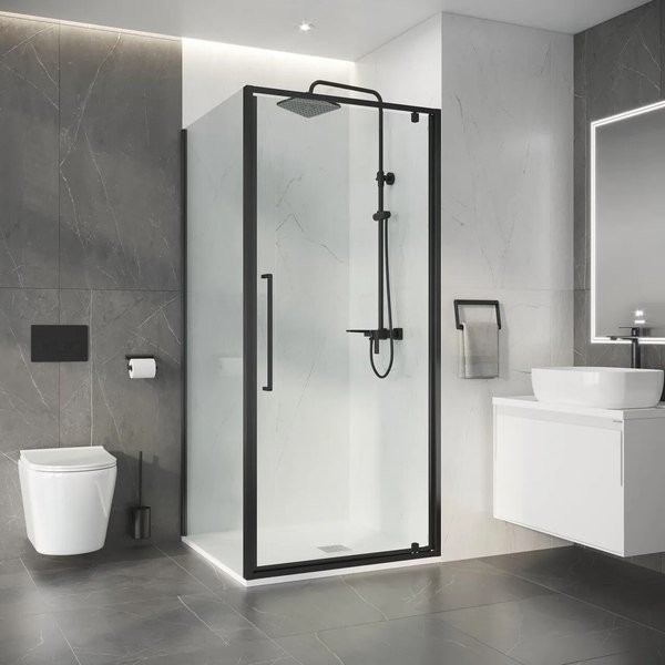Душевой уголок Niagara Nova NG-35-11AGR-A80GR-34 110x80 стекла прозрачные, профиль графит Душевой уголок Niagara Nova NG-35-11AGR-A80GR-34 110x80 стекла прозрачные, профиль графит