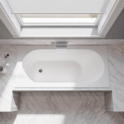 Ванна из искусственного камня Veconi STAMPO slim 170x70 белый глянец Ванна из искусственного камня Veconi STAMPO slim 170x70 белый глянец