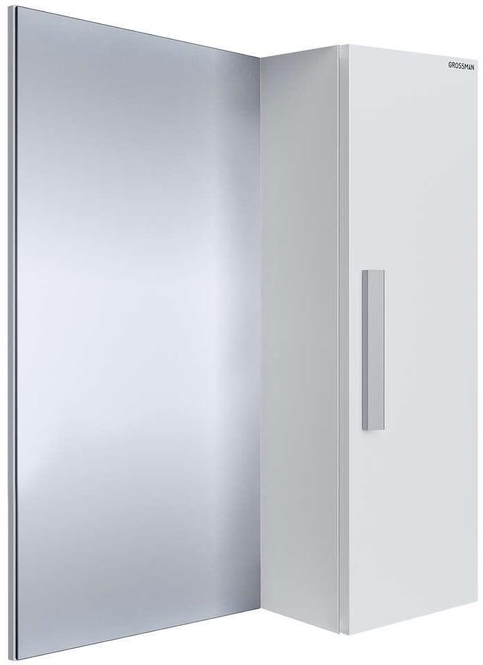 Шкаф с зеркалом для ванной Grossman Нео 80 Шкаф с зеркалом для ванной Grossman Нео 80