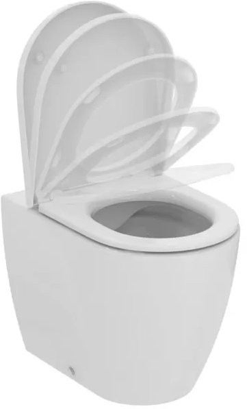 Унитаз приставной Ideal Standard Ellisse RimLS+ T569401 глянец Soft-close Унитаз приставной Ideal Standard Ellisse RimLS+ T569401 глянец Soft-close