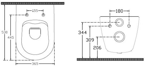 Унитаз подвесной Isvea Infinity Clearim Plus 10NF02001 36,5x53 антрацит Унитаз подвесной Isvea Infinity Clearim Plus 10NF02001 36,5x53 антрацит