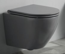 Унитаз подвесной Ceramalux 2197MG, матовый серый Унитаз подвесной Ceramalux 2197MG, матовый серый