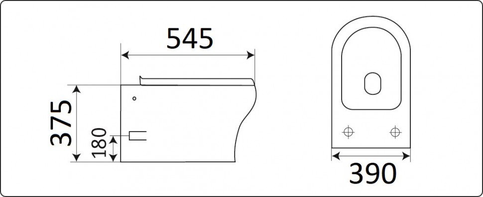 Унитаз подвесной Ceramalux 2100 37,5x54,5 сиденье Duroplast быстросъемное глянец Унитаз подвесной Ceramalux 2100 37,5x54,5 сиденье Duroplast быстросъемное глянец