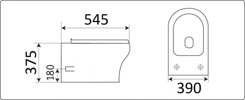 Унитаз подвесной Ceramalux 2100 37,5x54,5 сиденье Duroplast быстросъемное глянец Унитаз подвесной Ceramalux 2100 37,5x54,5 сиденье Duroplast быстросъемное глянец