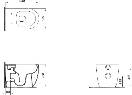 Унитаз подвесной Bocchi Venezia 36x53 сиденье микролифт Унитаз подвесной Bocchi Venezia 36x53 сиденье микролифт