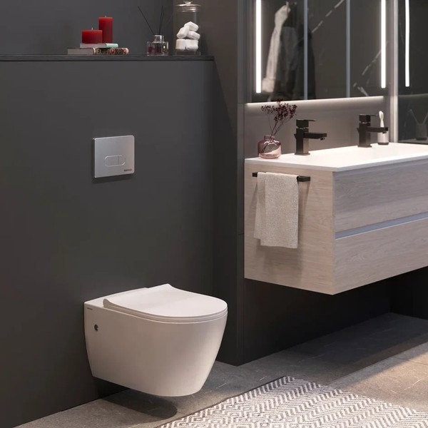 Унитаз подвесной Berges MASCON 36x57 сиденье Duroplast Унитаз подвесной Berges MASCON 36x57 сиденье Duroplast