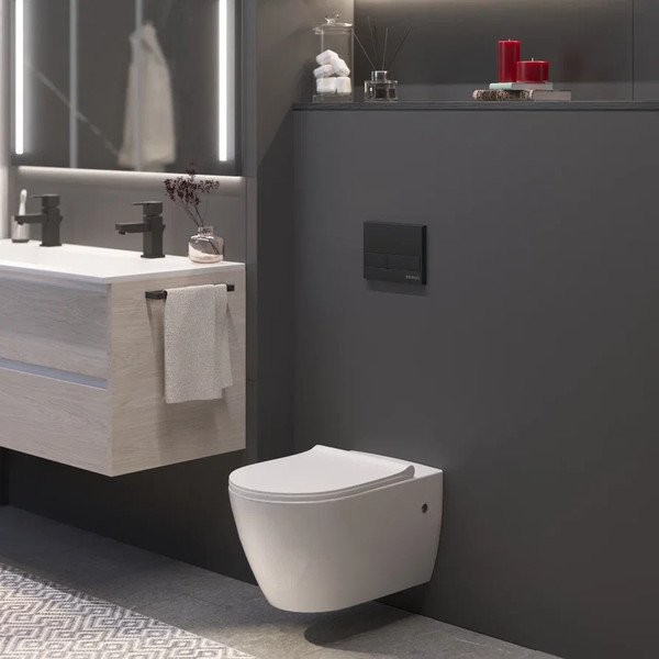 Унитаз подвесной Berges MASCON 36x57 сиденье Duroplast Унитаз подвесной Berges MASCON 36x57 сиденье Duroplast