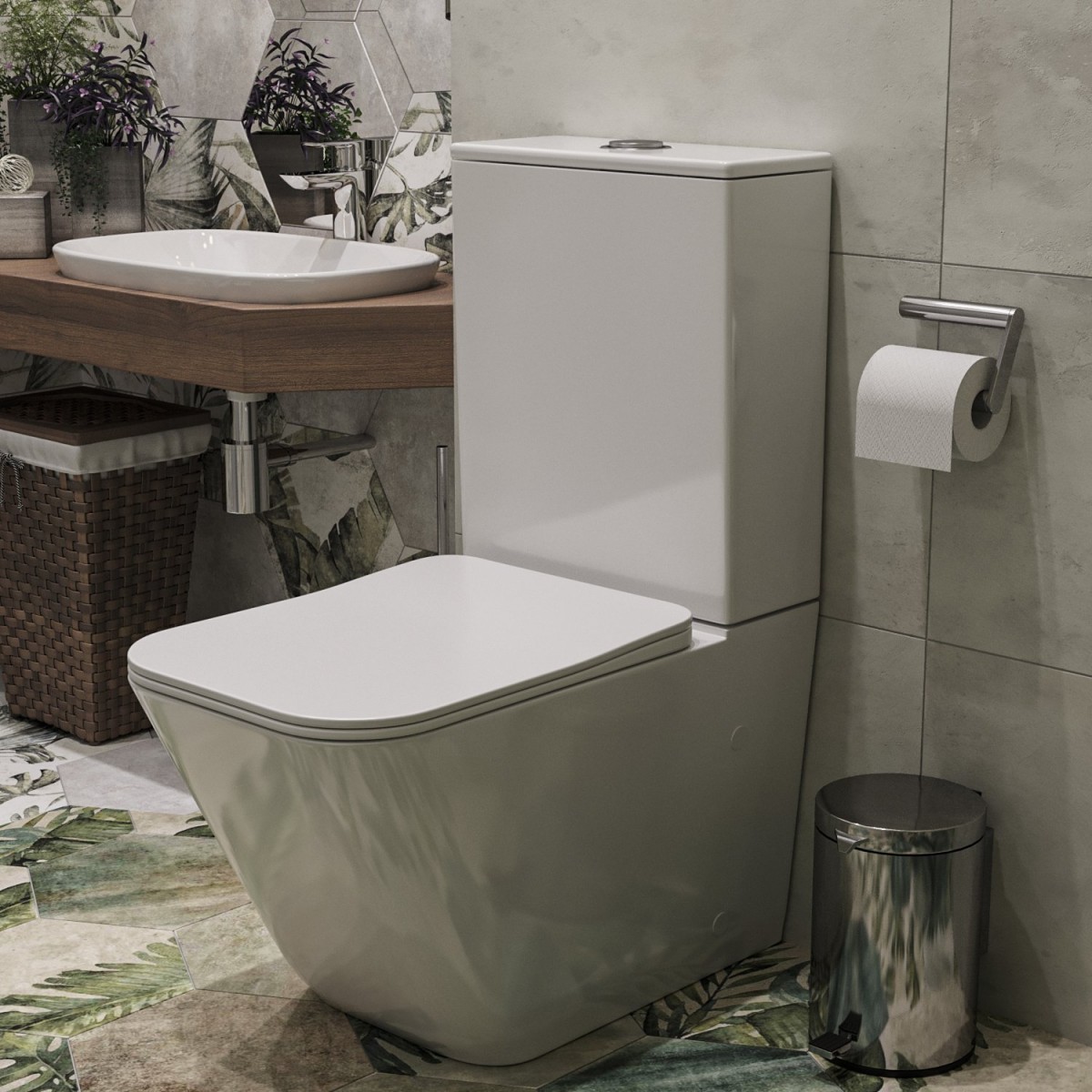 Напольный унитаз Roxen Amati Tornado 600165-01 Напольный унитаз Roxen Amati Tornado 600165-01