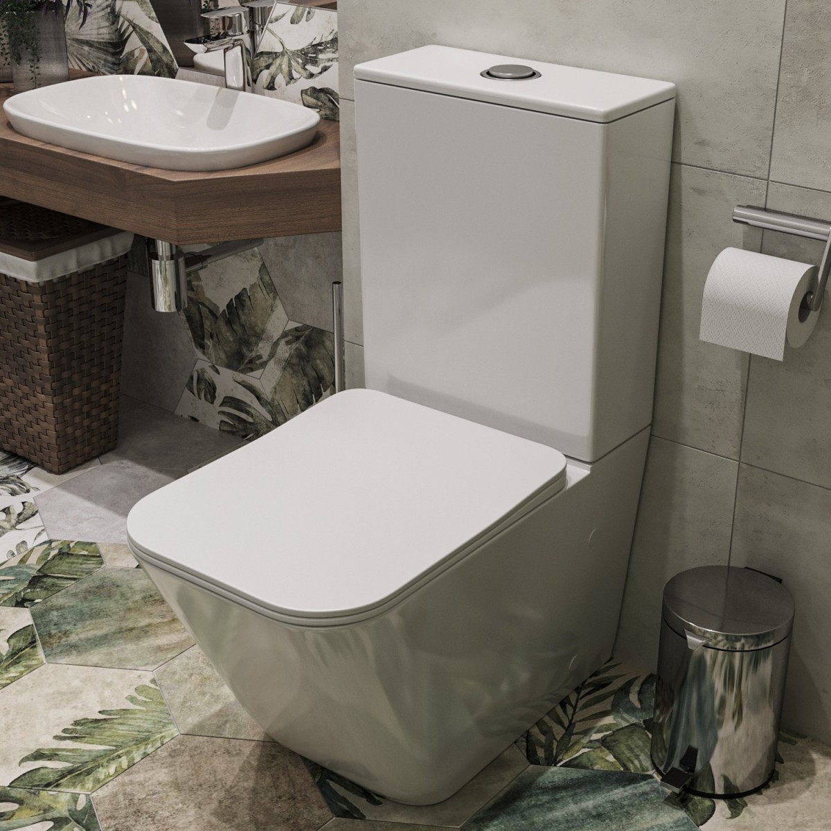 Напольный унитаз Roxen Amati Tornado 600165-01 Напольный унитаз Roxen Amati Tornado 600165-01