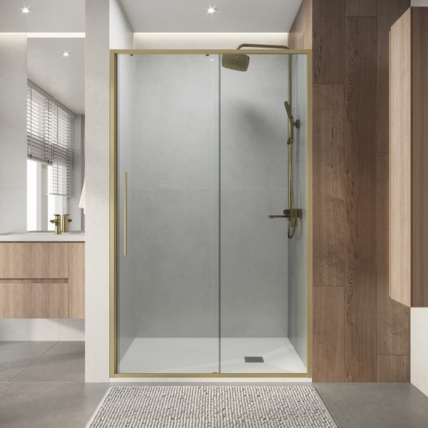 Душевая дверь Niagara Nova NG-44-9ASG 90х195 (золото сатин/прозрачное стекло) Душевая дверь Niagara Nova NG-44-9ASG 90х195 (золото сатин/прозрачное стекло)