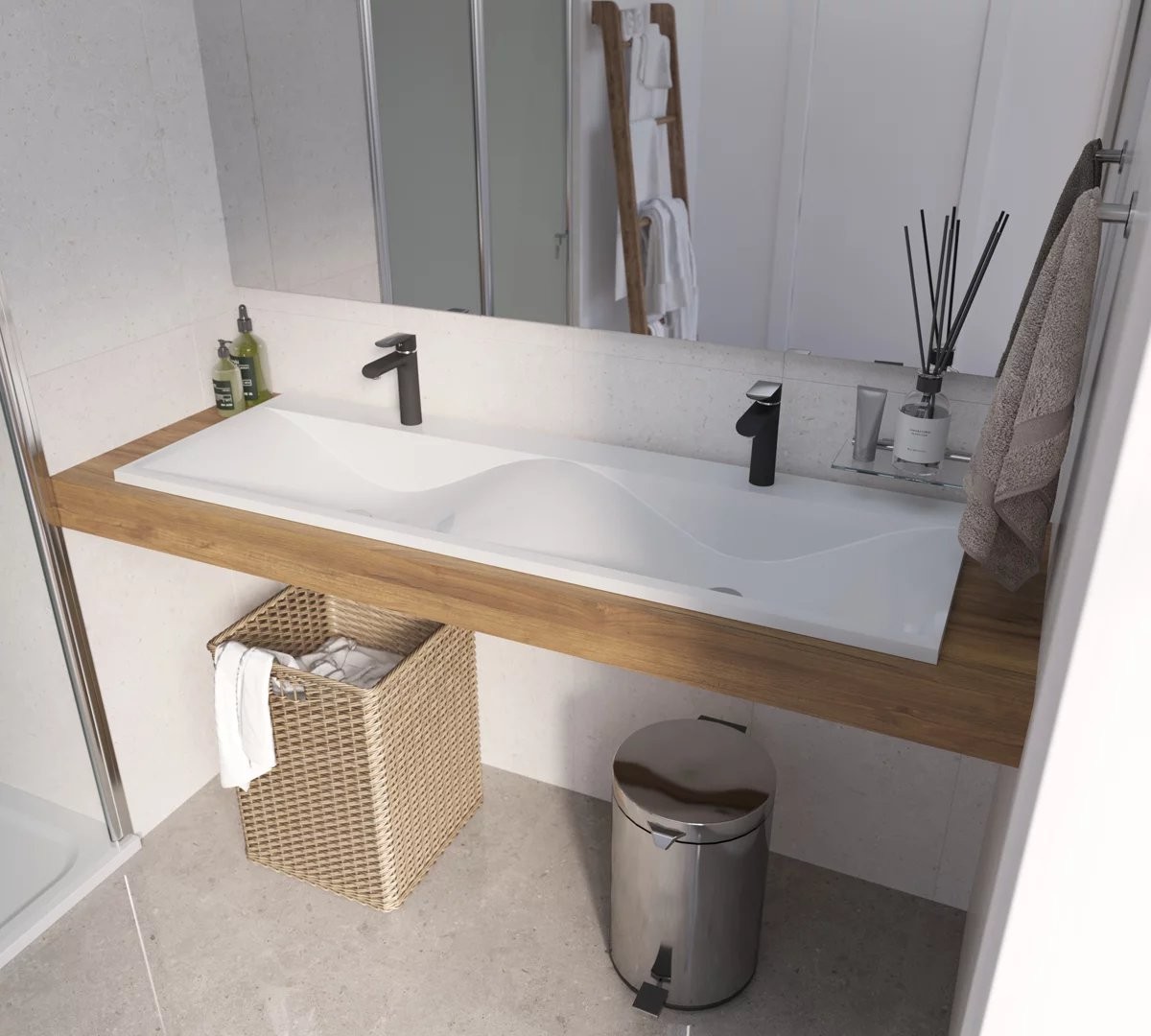 Умывальник Madera Pulsus 120 120x44,5 белый Умывальник Madera Pulsus 120 120x44,5 белый