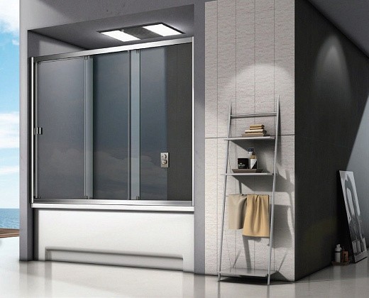 Шторка на ванну Good Door Screen WTW-170-C-CH 170x140 стекло прозрачное Шторка на ванну Good Door Screen WTW-170-C-CH 170x140 стекло прозрачное