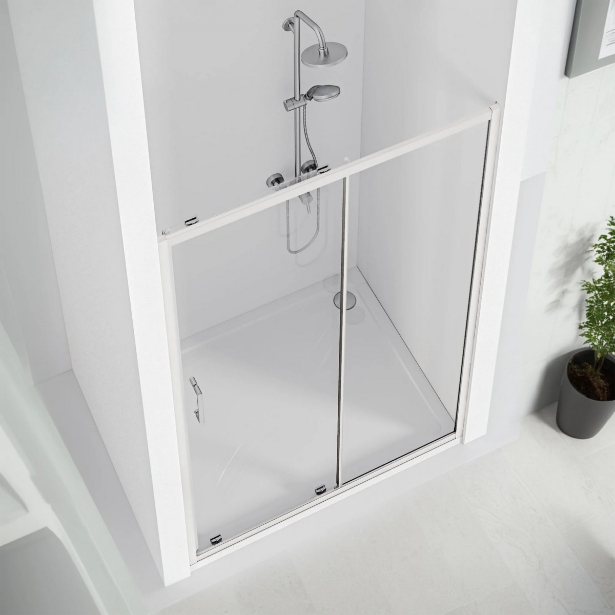 Душевая дверь Good Door Cube WTW 1100x1900 (хром) Душевая дверь Good Door Cube WTW 1100x1900 (хром)