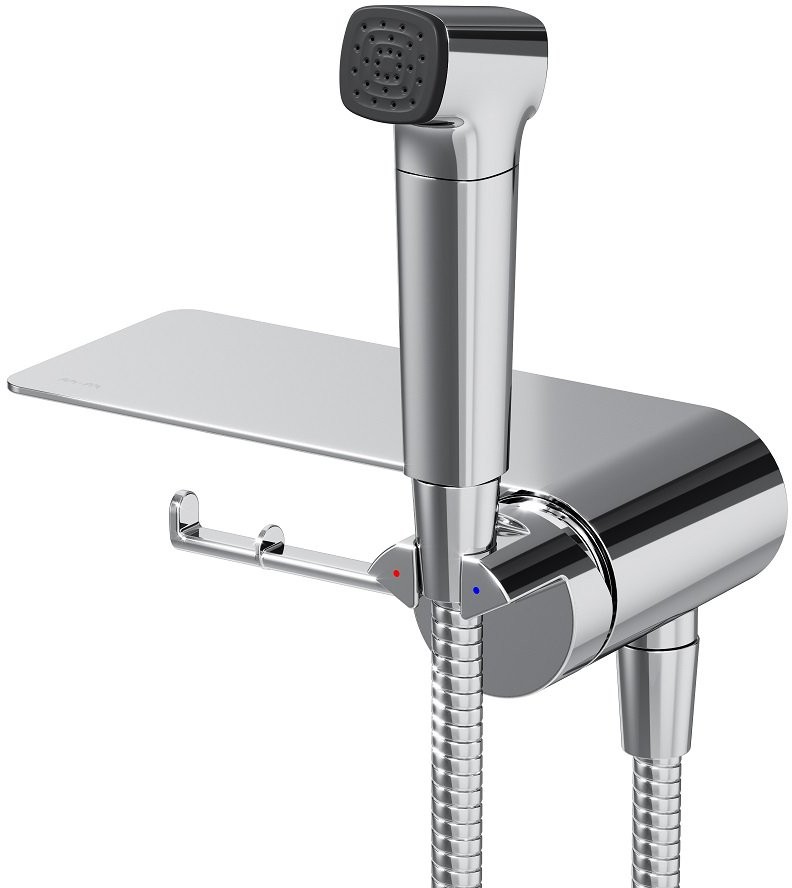 Смеситель скрытого монтажа с гигиенической лейкой Am.Pm Func F0H8F900 хром Смеситель скрытого монтажа с гигиенической лейкой Am.Pm Func F0H8F900 хром