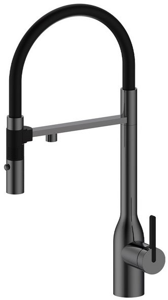 Смеситель для кухни Paulmark Ma213188-GM с подключением фильтра, оружейная сталь Смеситель для кухни Paulmark Ma213188-GM с подключением фильтра, оружейная сталь