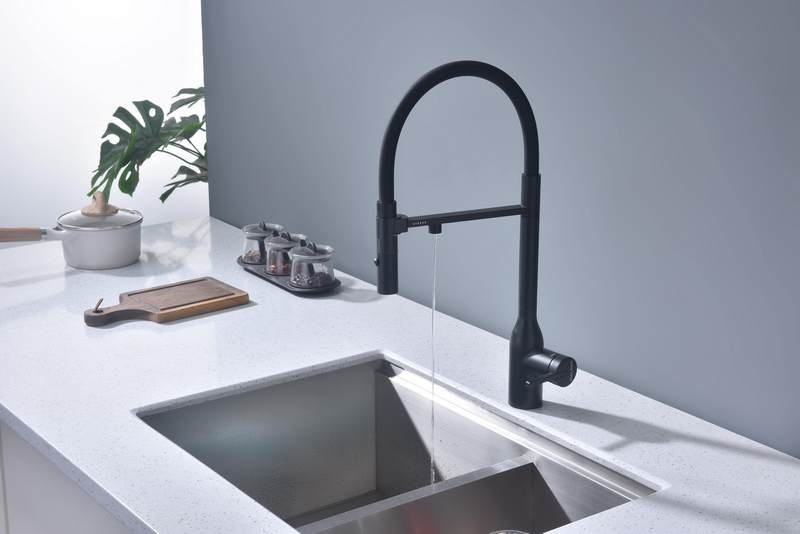 Смеситель для кухни Paulmark Ma213188-GM с подключением фильтра, оружейная сталь Смеситель для кухни Paulmark Ma213188-GM с подключением фильтра, оружейная сталь