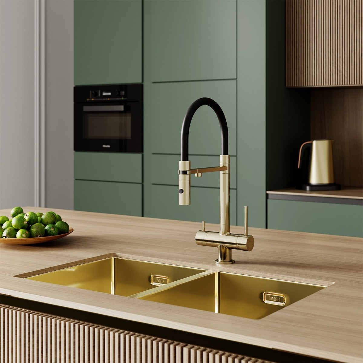 Смеситель для кухни IDDIS Ace ACEMGFFi05 с фильтром и гибким изливом золото Смеситель для кухни IDDIS Ace ACEMGFFi05 с фильтром и гибким изливом золото