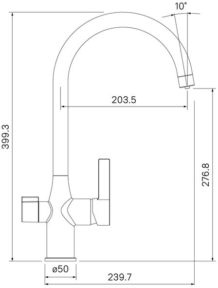 Смеситель для кухни Iddis Pure PURSBFJi05 Смеситель для кухни Iddis Pure PURSBFJi05