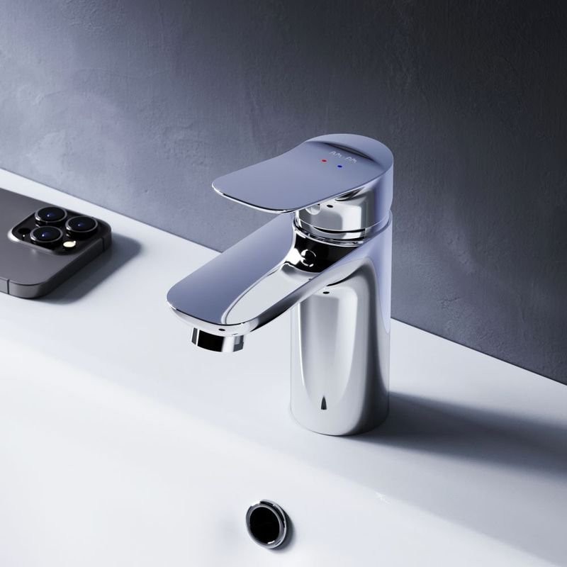 Смеситель для умывальника AM.PM Force F9F02200 хром Смеситель для умывальника AM.PM Force F9F02200 хром