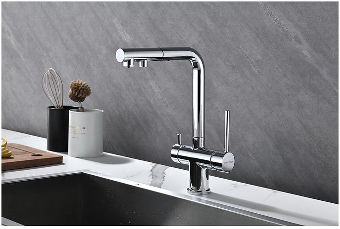 Смеситель для кухни PAULMARK SERPENTINE Se213222-CR хром Смеситель для кухни PAULMARK SERPENTINE Se213222-CR хром