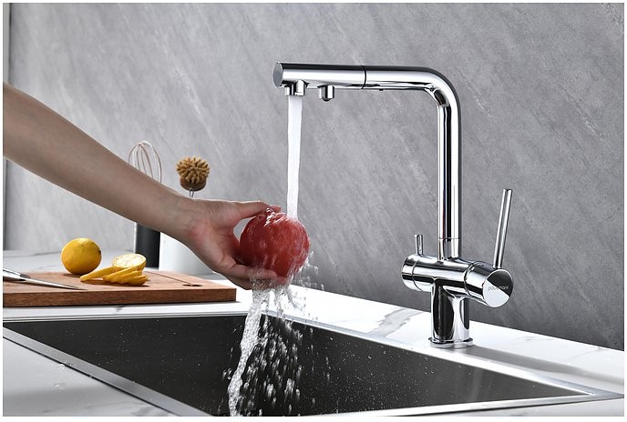 Смеситель для кухни PAULMARK SERPENTINE Se213222-CR хром Смеситель для кухни PAULMARK SERPENTINE Se213222-CR хром