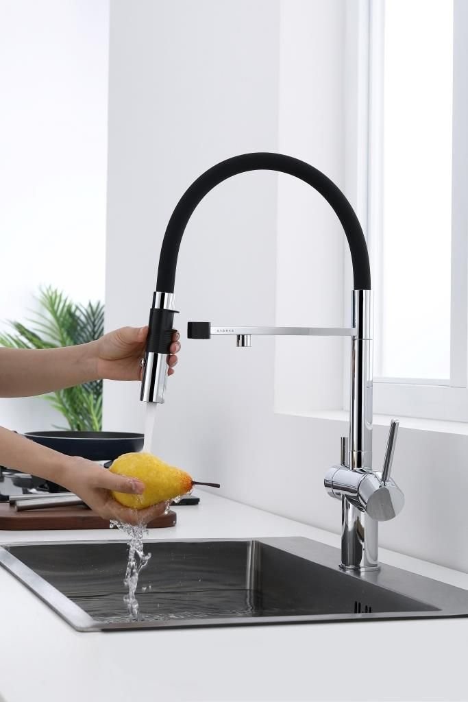 Смеситель для кухни PAULMARK Gravity Stärke Gr213888-CR хром Смеситель для кухни PAULMARK Gravity Stärke Gr213888-CR хром