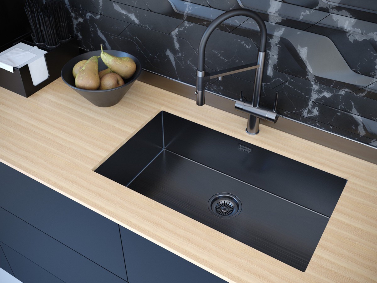 Смеситель для кухни PAULMARK Gravity Stärke Gr213888-GM вороненая сталь Смеситель для кухни PAULMARK Gravity Stärke Gr213888-GM вороненая сталь