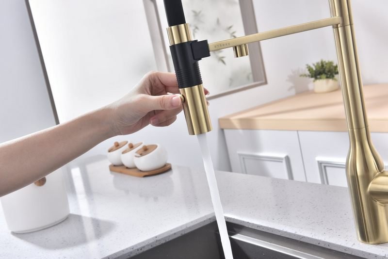 Смеситель для кухни PAULMARK MAGNETO ONE Ma213188-LG светлое золото Смеситель для кухни PAULMARK MAGNETO ONE Ma213188-LG светлое золото