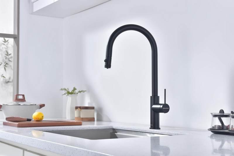 Смеситель для кухни Paulmark Galant Ga213077-GM с подключением фильтра, оружейная сталь Смеситель для кухни Paulmark Galant Ga213077-GM с подключением фильтра, оружейная сталь