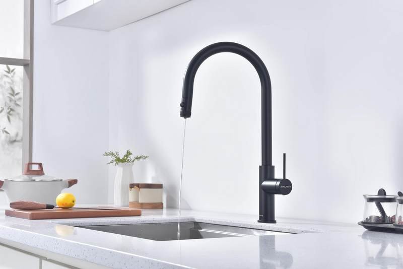 Смеситель для кухни Paulmark Galant Ga213077-GM с подключением фильтра, оружейная сталь Смеситель для кухни Paulmark Galant Ga213077-GM с подключением фильтра, оружейная сталь