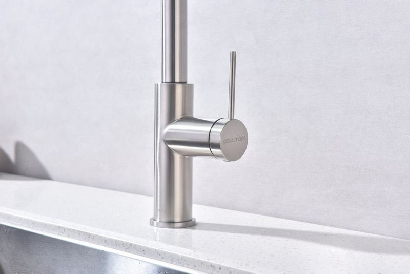 Смеситель для кухни Paulmark Galant Ga213077-BS с подключением фильтра, нержавеющая сталь Смеситель для кухни Paulmark Galant Ga213077-BS с подключением фильтра, нержавеющая сталь