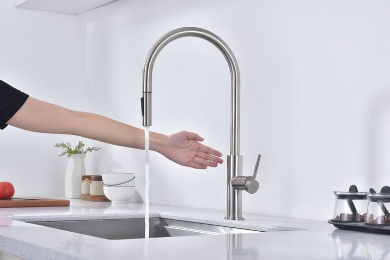 Смеситель для кухни Paulmark Senso Se215180-BS сталь Смеситель для кухни Paulmark Senso Se215180-BS сталь