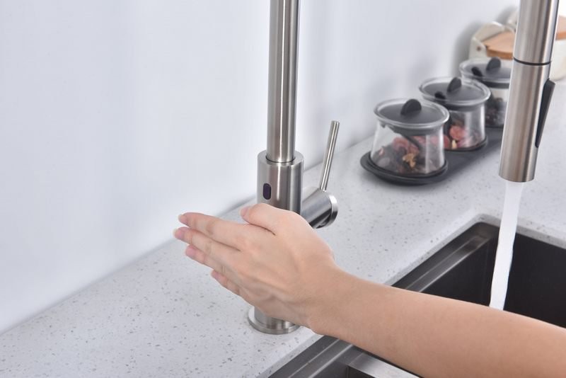 Смеситель для кухни Paulmark Senso Se215180-BS сталь Смеситель для кухни Paulmark Senso Se215180-BS сталь