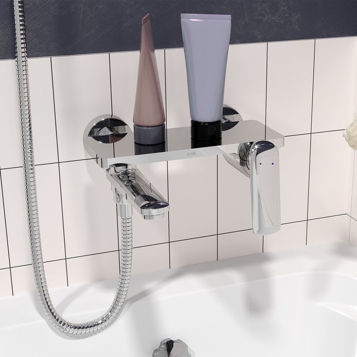 Смеситель для ванны Iddis Dash DASSB00i02WA хром Смеситель для ванны Iddis Dash DASSB00i02WA хром