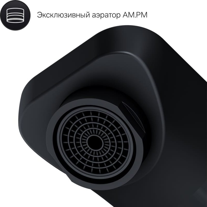 Смеситель скрытого монтажа для умывальника AM.PM X-Joy F85A72622 черный Смеситель скрытого монтажа для умывальника AM.PM X-Joy F85A72622 черный