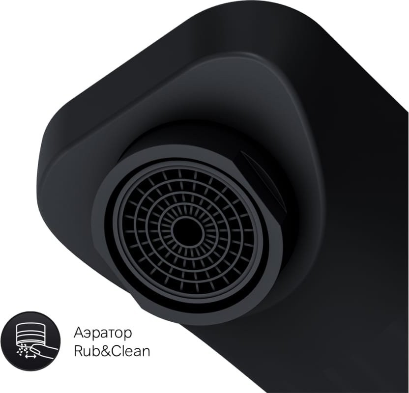 Смеситель скрытого монтажа для умывальника AM.PM Gem F90A72222 черный матовый Смеситель скрытого монтажа для умывальника AM.PM Gem F90A72222 черный матовый