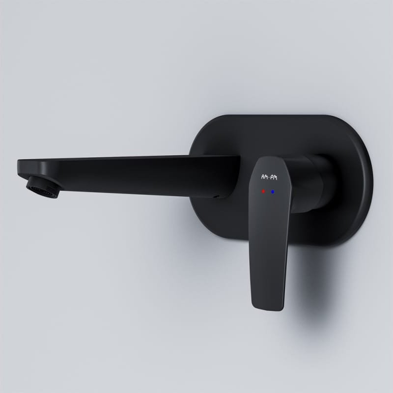 Смеситель скрытого монтажа для умывальника AM.PM Gem F90A72222 черный матовый Смеситель скрытого монтажа для умывальника AM.PM Gem F90A72222 черный матовый