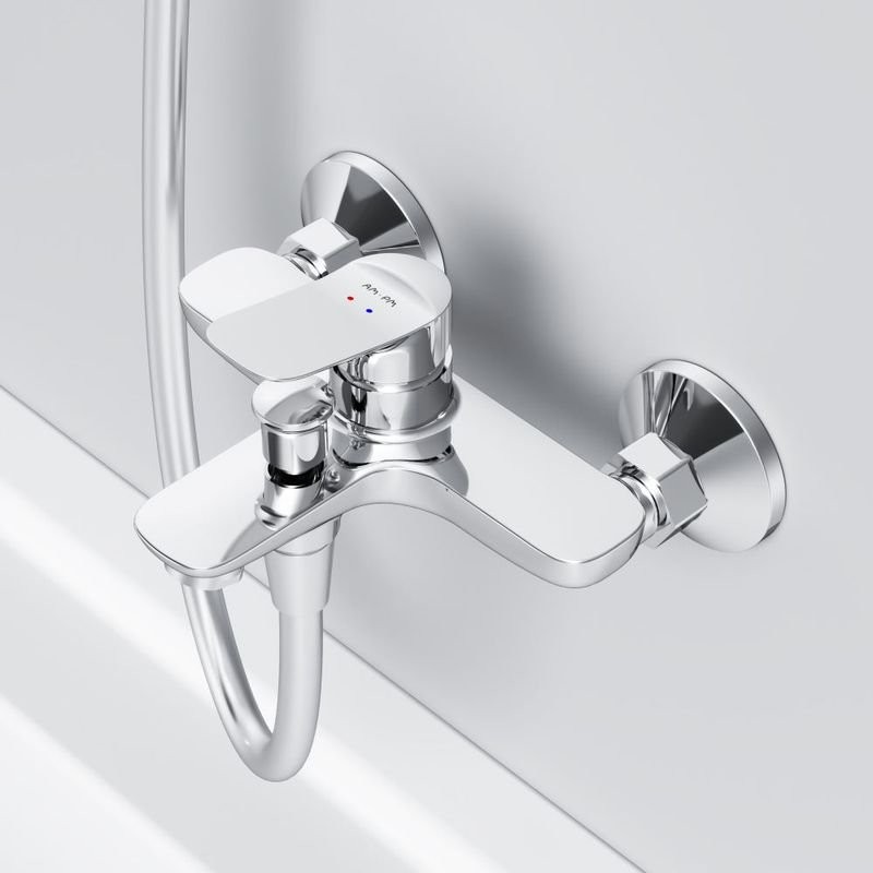 Смеситель для ванны и душа AM.PM Force F9F10000 хром Смеситель для ванны и душа AM.PM Force F9F10000 хром