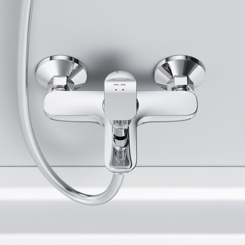 Смеситель для ванны и душа AM.PM Force F9F10000 хром Смеситель для ванны и душа AM.PM Force F9F10000 хром