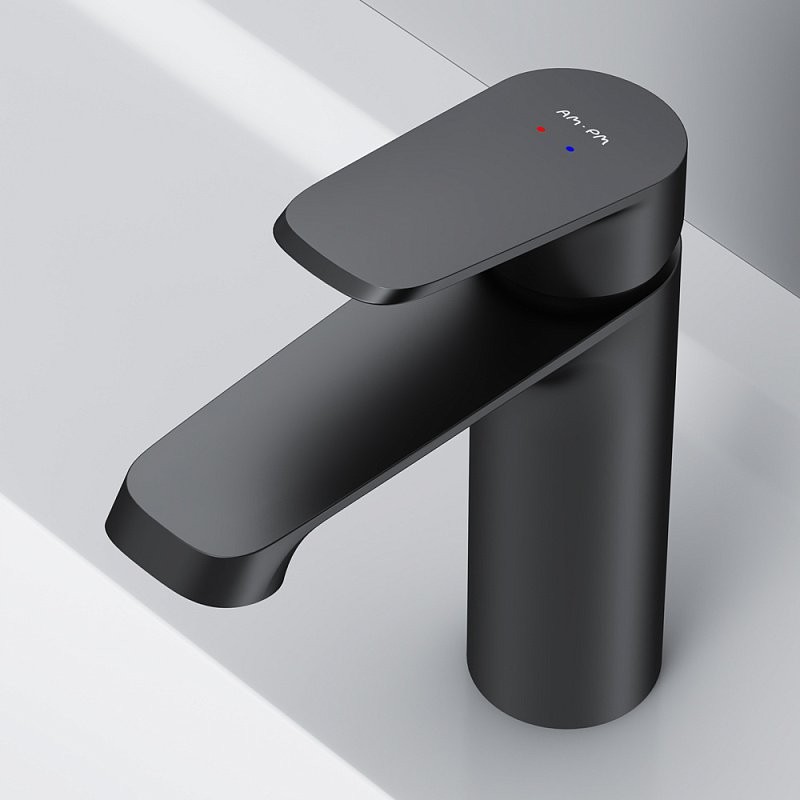 Смеситель для умывальника AM.PM Func F8F02122 черный Смеситель для умывальника AM.PM Func F8F02122 черный