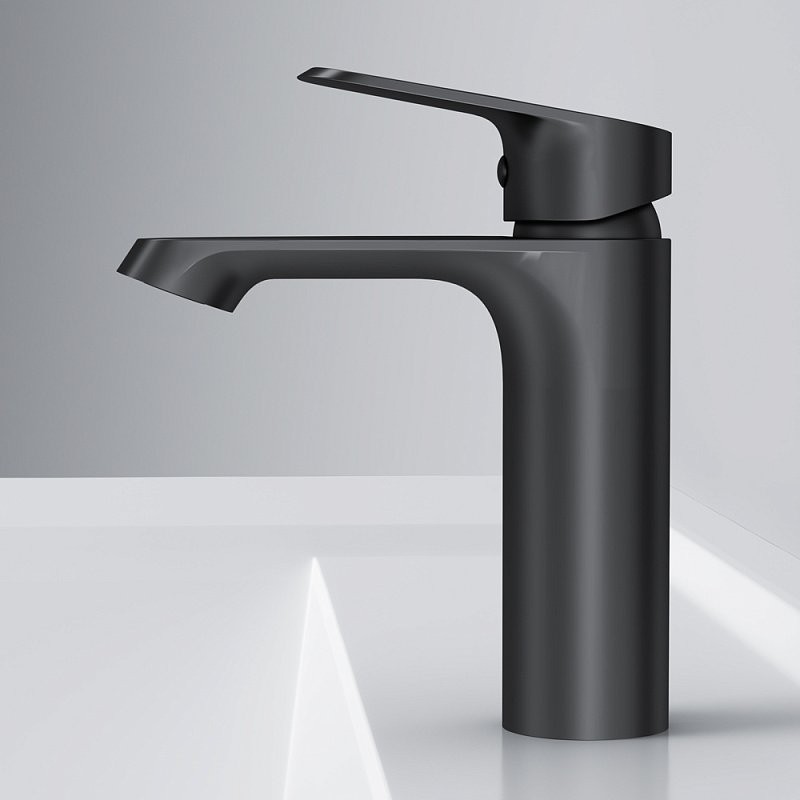 Смеситель для умывальника AM.PM Func F8F02122 черный Смеситель для умывальника AM.PM Func F8F02122 черный