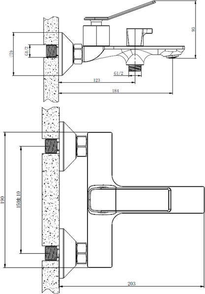 Смеситель Lauter Allure 21CK6618C Смеситель Lauter Allure 21CK6618C