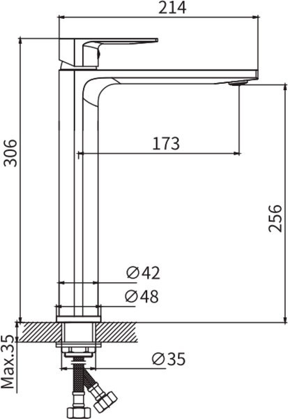 Смеситель Lauter Reef 21CK8678C Смеситель Lauter Reef 21CK8678C