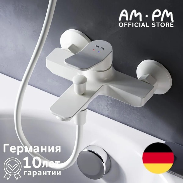 Смеситель AM.PM F88A10033 (белый) Смеситель AM.PM F88A10033 (белый)